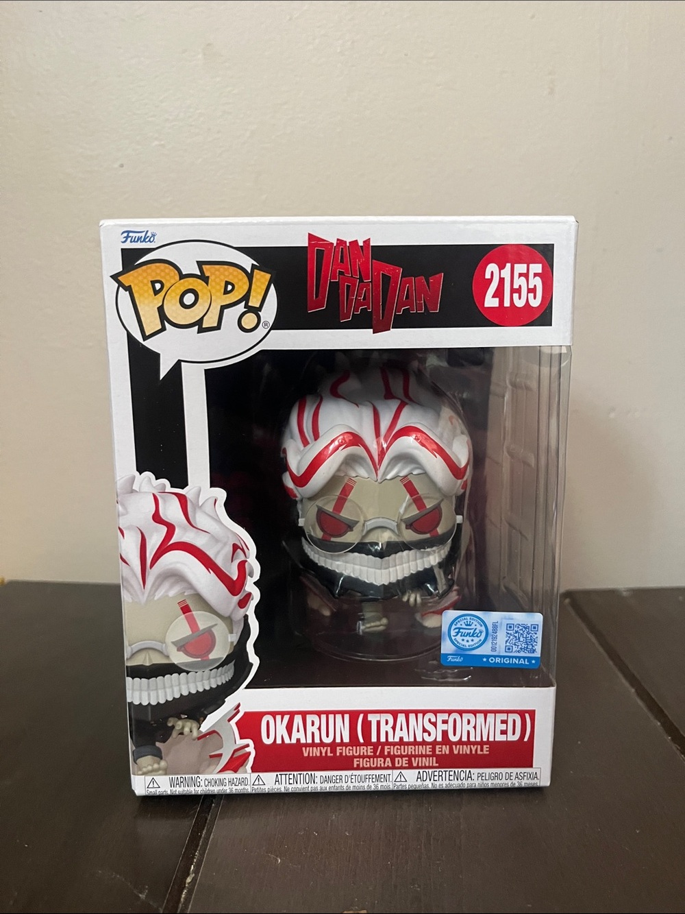Funko Pop! Dan Daitan 2155 Okarun (Transformed) Vinyl Figure - White, Red, Black